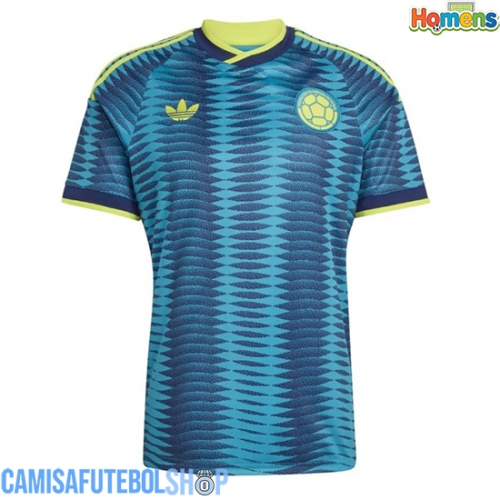 Camisa de time de futebol Colômbia Replicas 2º Equipamento Mundo 2026 Manga Curta